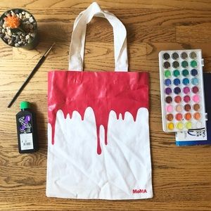 Paint Drip MoMA tote bag